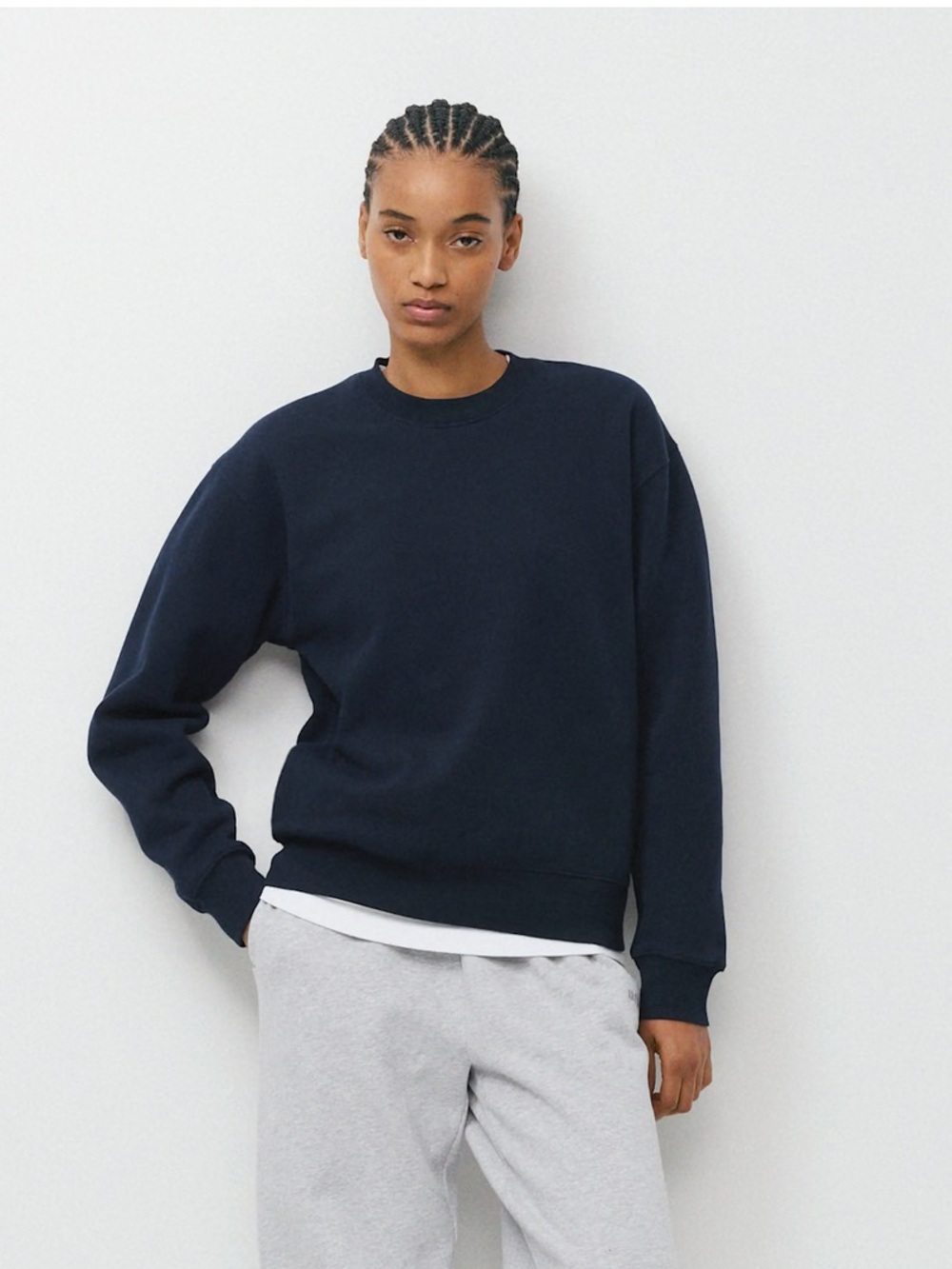 Cozy Sweatfleece Perfect Crew Sweatshirt